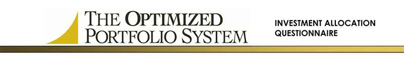 The Optimized Portfolio System Banner